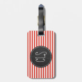 Étiquette À Bagage Filets Cinnabar; Gratté; Tableau de bord Rétro (Dos Vertical)