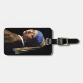 Étiquette À Bagage fille avec boucle d'oreille (Devant horizontal)