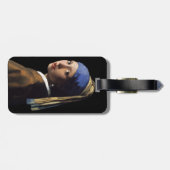 Étiquette À Bagage fille avec boucle d'oreille (Dos horizontal)