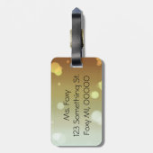 Étiquette À Bagage Fille d'Anime à Fox Cosplay (Dos Vertical)