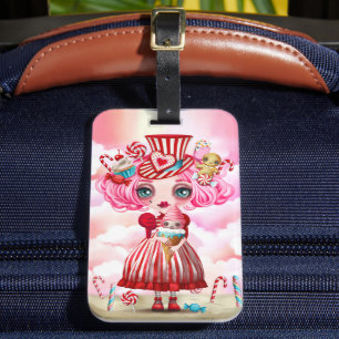 Étiquette À Bagage Fille de Bonbon