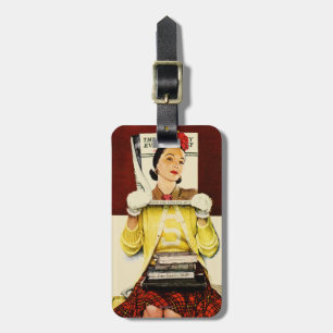 Étiquette À Bagage Fille de couverture