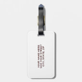 Étiquette À Bagage Fille italienne de pâtes (Dos Vertical)