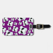 Étiquette À Bagage Fille Skullz (Devant horizontal)