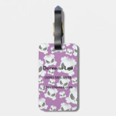 Étiquette À Bagage Fille Skullz (Dos Vertical)