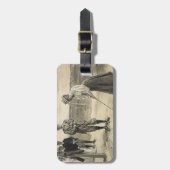 Étiquette À Bagage Fille SUPÉRIEURE de golf (Devant Vertical)