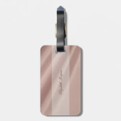 Étiquette À Bagage Fille, talon haut, Monogramme personnalisé (Dos Vertical)