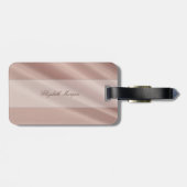 Étiquette À Bagage Fille, talon haut, Monogramme personnalisé (Dos horizontal)