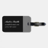 Étiquette À Bagage Film abstrait (Dos horizontal)