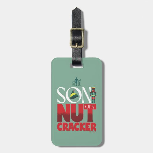 Étiquette À Bagage Fils d'un Graphisme Casse-Noix (Devant Vertical)