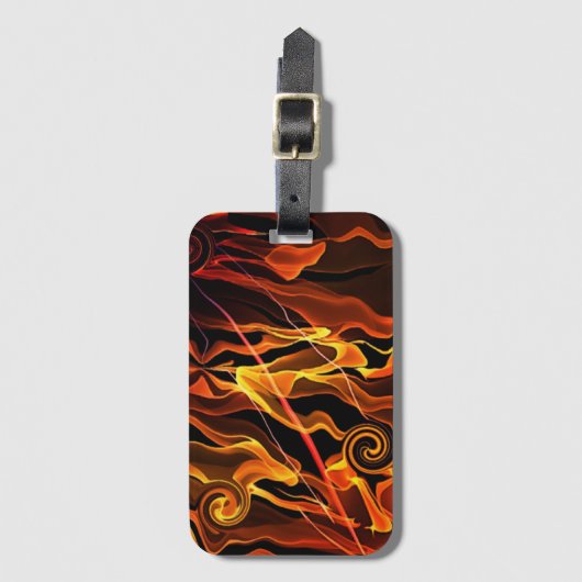 Étiquette À Bagage Firelight (Devant Vertical)