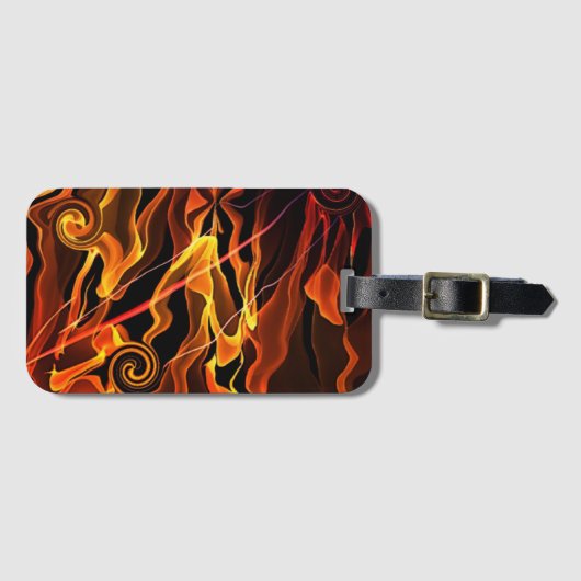 Étiquette À Bagage Firelight (Devant Horizontal)