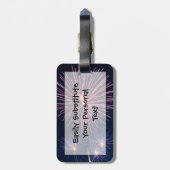 Étiquette À Bagage Fireworks Easy ID (Dos Vertical)