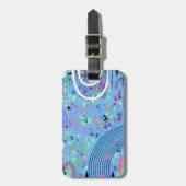 Étiquette À Bagage Fireworks Show  (Devant Vertical)