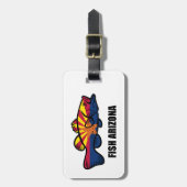 Étiquette À Bagage Fish Arizona (Devant Vertical)