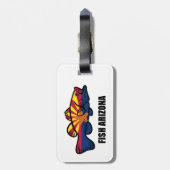 Étiquette À Bagage Fish Arizona (Dos Vertical)