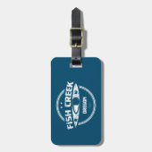 Étiquette À Bagage Fish Creek Oregon Kayak (Devant Vertical)