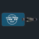 Étiquette À Bagage Fish Creek Oregon Kayak<br><div class="desc">Fish Creek est située sur le versant ouest de la chaîne Cascade,  dans le nord-ouest de l'Oregon,  et est reliée à la rivière Clackamas.</div>