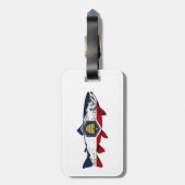 Étiquette À Bagage Fish Utah Trout (Dos Vertical)