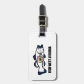 Étiquette À Bagage Fish West Virginia (Devant Vertical)