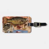 Étiquette À Bagage Fishing Still Life par John Atherton (Devant horizontal)