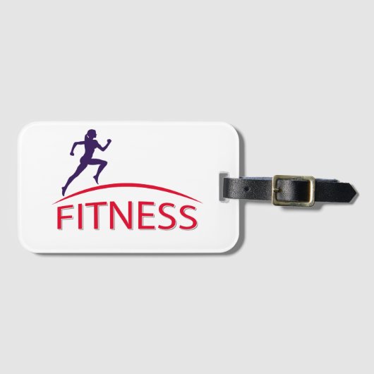 Étiquette À Bagage Fitness (Devant Horizontal)