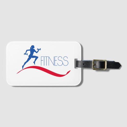 Étiquette À Bagage Fitness (Devant Horizontal)