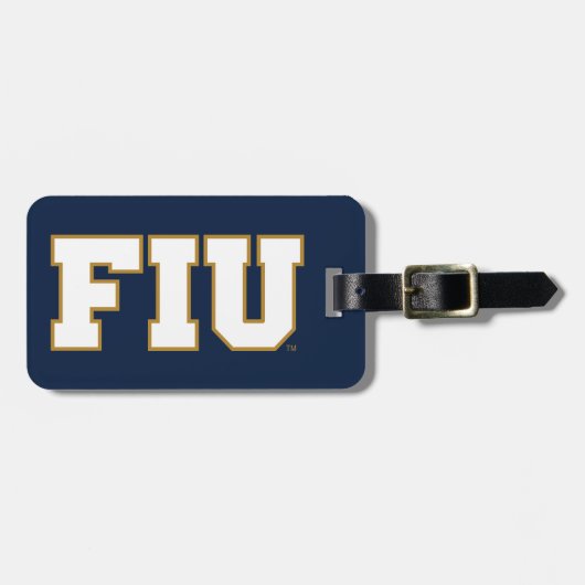 ÉTIQUETTE À BAGAGE FIU (Devant horizontal)