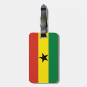Étiquette À Bagage Flag du Ghana (Dos Vertical)