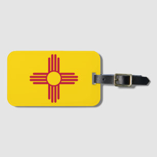 Étiquette À Bagage Flag du Nouveau-Mexique
