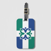 Étiquette À Bagage Flag of Columbia, Missouri (Devant Vertical)