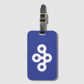 Étiquette À Bagage Flag of Osaka Prefecture, Japan (Devant Vertical)