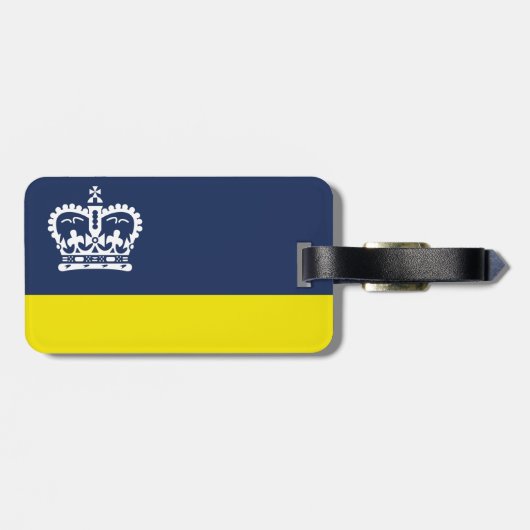 Étiquette À Bagage Flag of Regina, Saskatchewan (Dos horizontal)