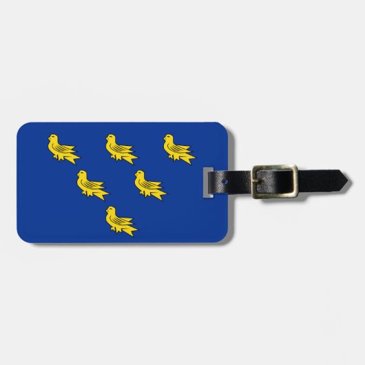 Étiquette À Bagage Flag of Sussex (Devant horizontal)