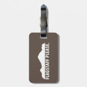 Étiquette À Bagage Flagstaff Arizona S'il vous plaît (Dos Vertical)