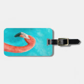 Étiquette À Bagage Flamant rose (Devant horizontal)