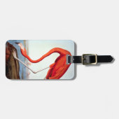 Étiquette À Bagage Flamant rose américain (Devant horizontal)