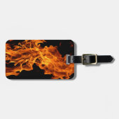 Étiquette À Bagage Flamme (Devant horizontal)