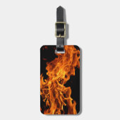 Étiquette À Bagage Flamme (Devant Vertical)