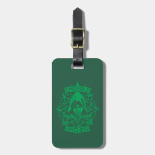Étiquette À Bagage Flèche Emerald Archer Graphic