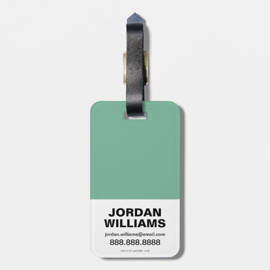 Étiquette À Bagage Flèche | Starling City Flèche Logo (Dos Vertical)