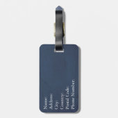 Étiquette À Bagage Flèches compass (Dos Vertical)