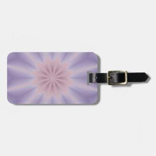 Étiquette À Bagage Fleur 3D rose et Lilac trois