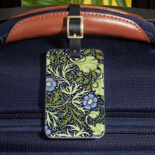 Étiquette À Bagage Fleur Antique d'Algues de William Morris