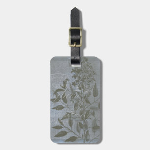 Étiquette À Bagage Fleur de Bleu I