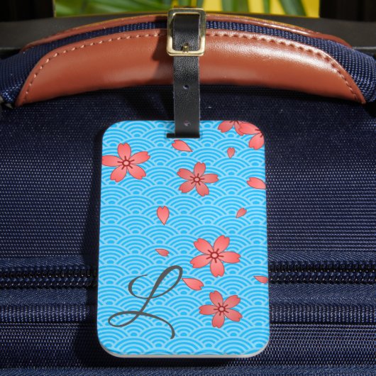 Étiquette À Bagage Fleur de cerisier rose (Insitu Rectoal 2)