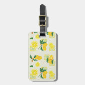 Étiquette À Bagage Fleur de Citron (Devant Vertical)
