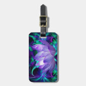 Étiquette À Bagage Fleur de lotus pourpre et sa signification (Devant Vertical)