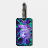 Étiquette À Bagage Fleur de lotus pourpre et sa signification (Dos Vertical)