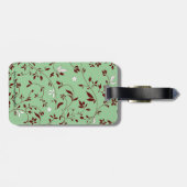Étiquette À Bagage Fleur de menthe au chocolat (Dos horizontal)